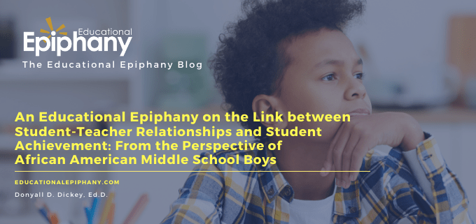 Educational Epiphany blog feature image showing a grade school student while thinking