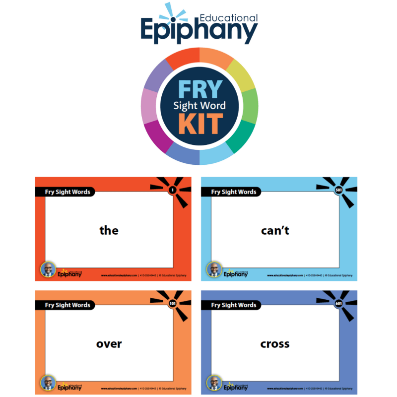 Grades 3 9 Sight Word Kit Individual Box 1 000 Fry Sight Words Cards 