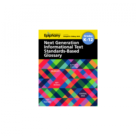next generation informational text standard-based glossary book for grades k-12
