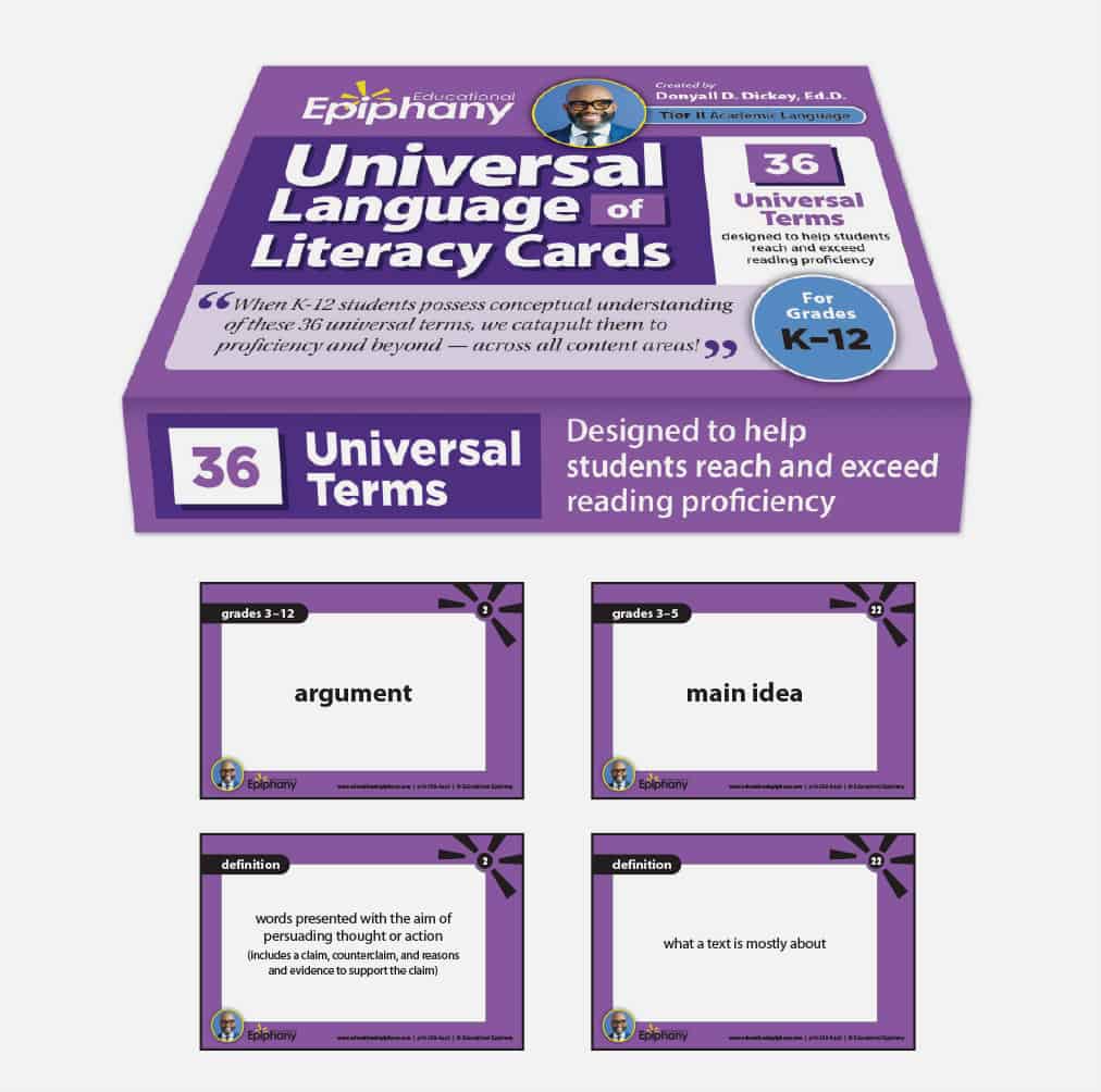 Educational Epiphany Universal Language of Literacy Kit for K–12