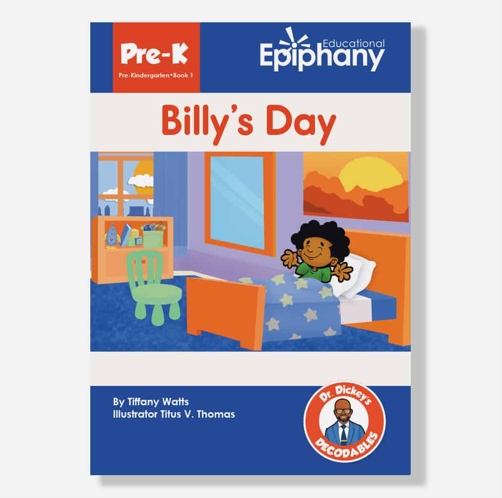 Culturally Relevant Classroom Books for Pre-K showing a book called Billy's Day