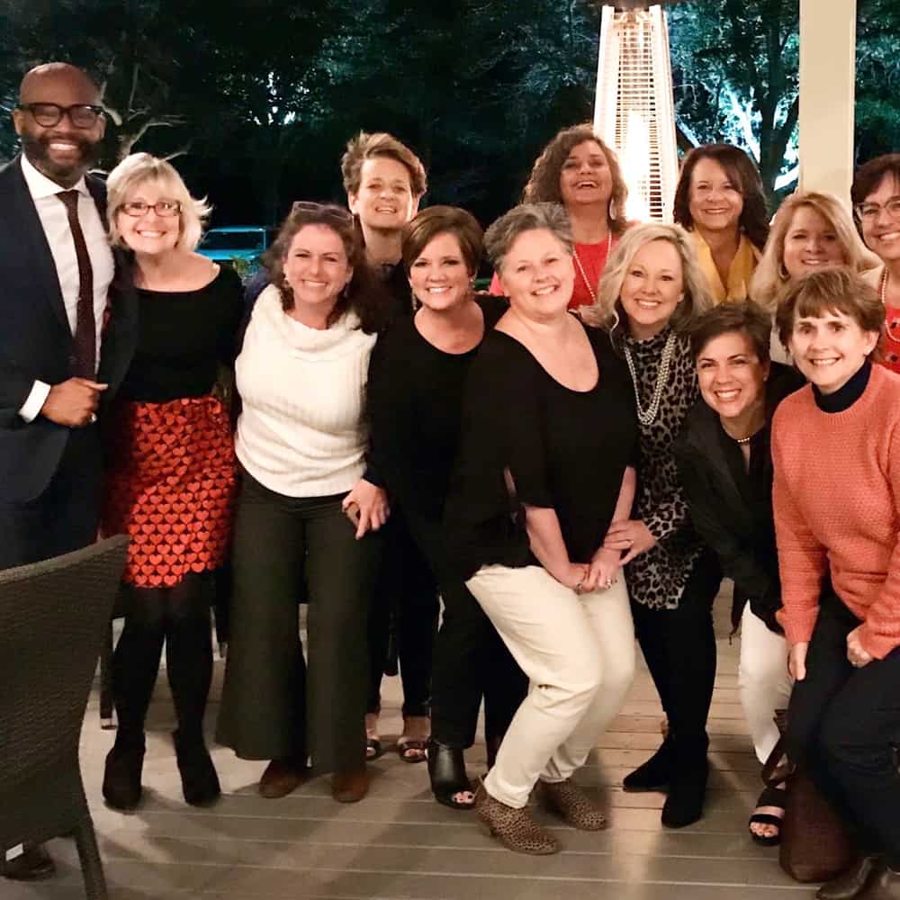 Dr. Dickey with a group of women smiling for a photo